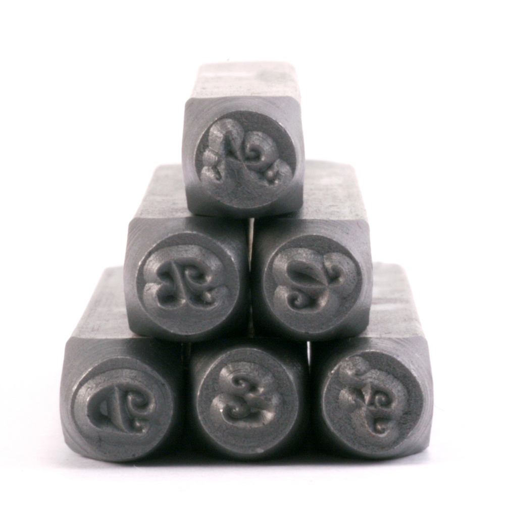 Metal Stamping Tools ImpressArt Ballroom Boogie Uppercase Letter Stamp Set 1/8" (3.2mm)